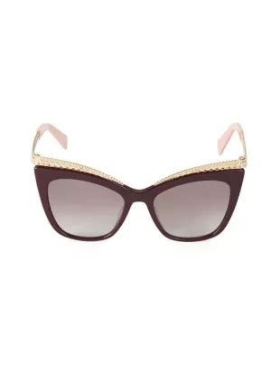 gold mirror cat eye sunglasses|moschino 52mm cat eye sunglasses.